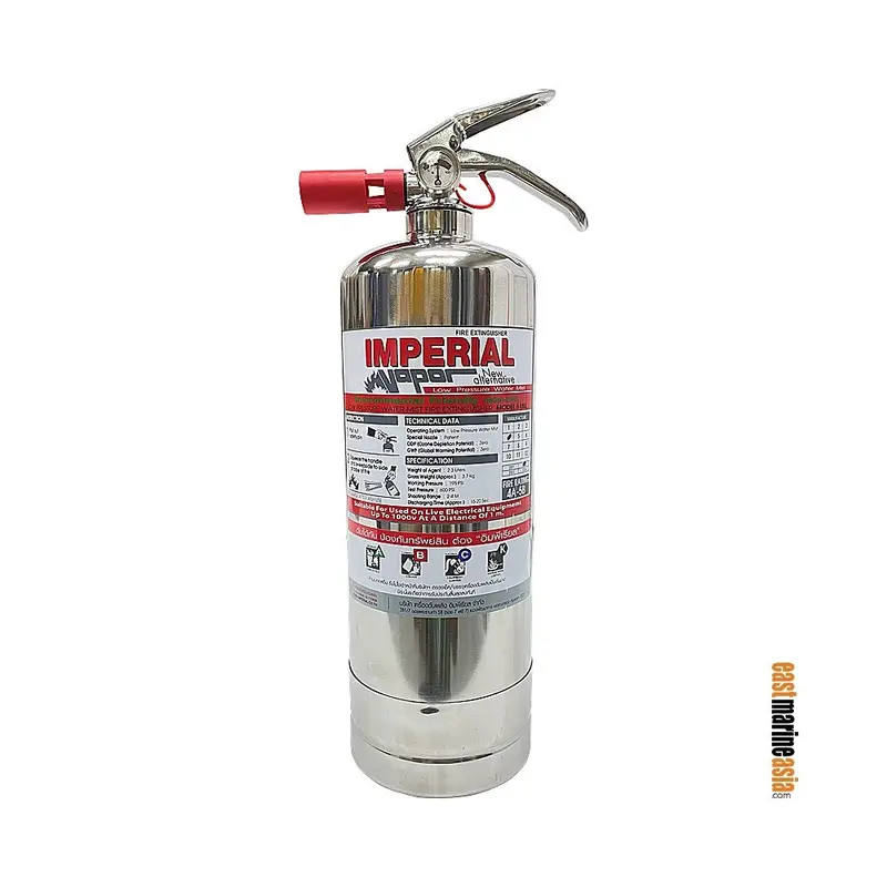 Stainless Steel Low-Pressure Water Mist Fire Extinguisher – Imperial Series 1