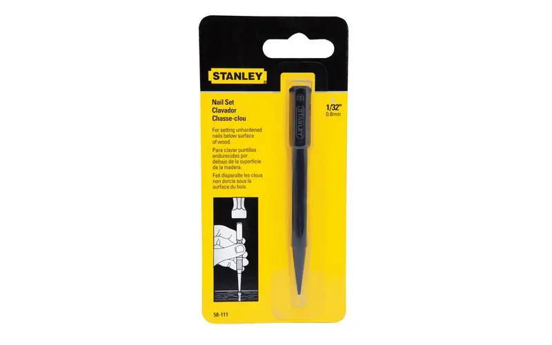 Stanley 1/32-Inch Micro Nail Set For Detail Carpentry 2