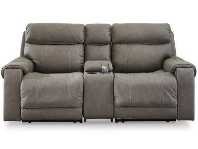 Starbot Dual-Seat Power Reclining Loveseat With Usb Port And Center Console 1