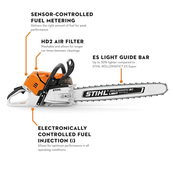 Stihl Ms 500I Chainsaw With 25-Inch Standard Bar 1