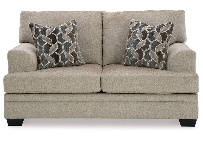 Stonemeade Transitional Loveseat – Plush Two-Seat Sofa 1