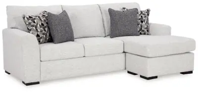 Tasselton Sofa With Integrated Chaise – Contemporary Lounge Seating 1