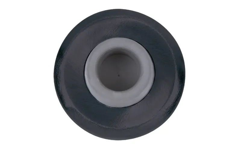 Tell Concave Wall-Mount Door Stop – 2-1/2-Inch Matte Black Finish 1