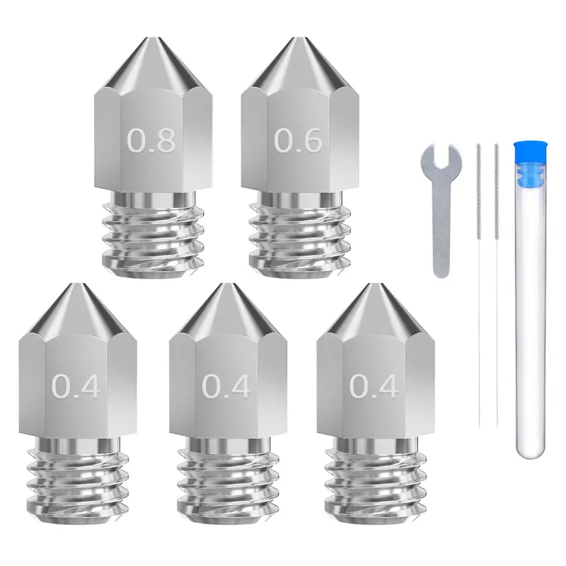 Tungsten-Infused Steel Nozzle Kit For Neptune 3 Pro, 3 Plus & 3 Max 1