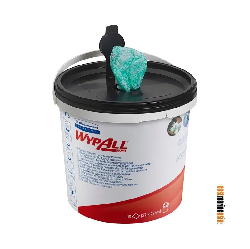 Wypall 7775 Power Clean Wet Wipes – Heavy-Duty Cleaning Cloths 1