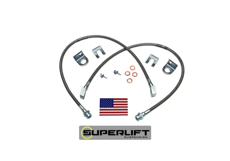 Superlift Bulletproof Rear Brake Hose Kit – Reinforced Lines For 1976–1986 Jeep Cj5/Cj7 With 3+ Inch Lift 1