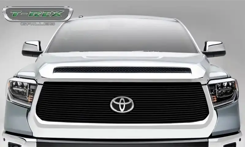 T-Rex Billet Aluminum Grille – Sleek Black Replacement Front Grille (Single-Piece Design) 1